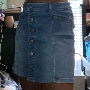 A button down skirt.